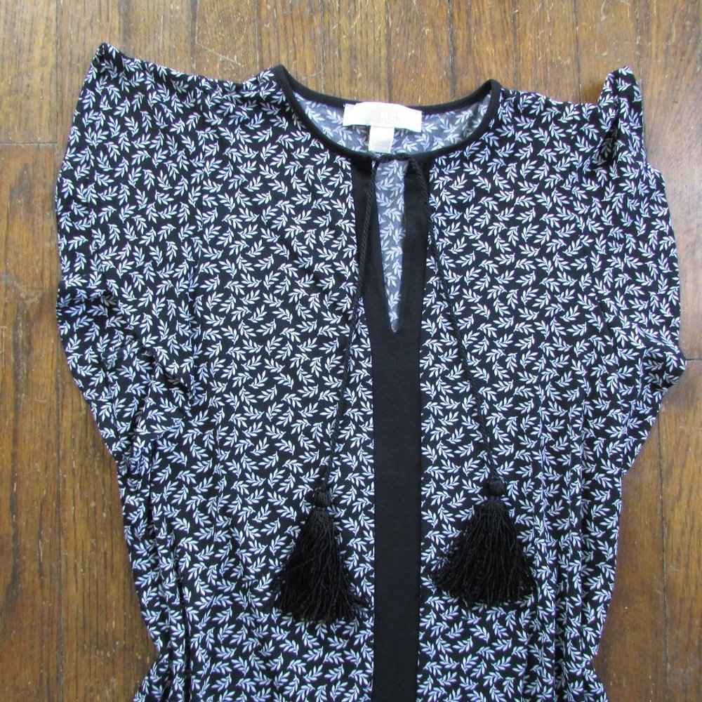 Michael Kors leaf print shift dress, small - Picture 3 of 11